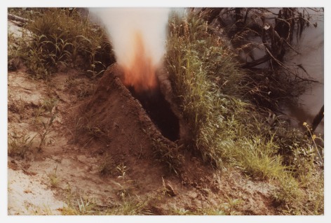 Ana Mendieta Volc&aacute;n, 1979 Color photograph 8 x 10 inches (20.3 x 25.4 cm)  Framed: 13.75 x 17 x 1.75 inches (34.9 x 43.2 x 4.4 cm)