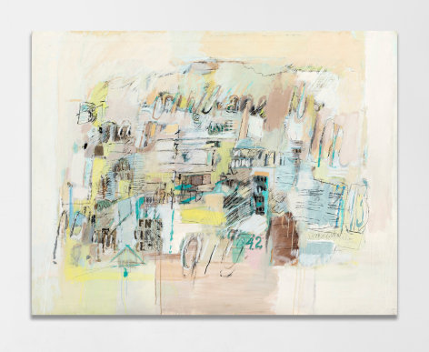 Sarah Grilo, Nieblas, 1983 Oil on canvas 44 ⅞ x 57 &frac12; in (114 x 146 cm) (GL16182)
