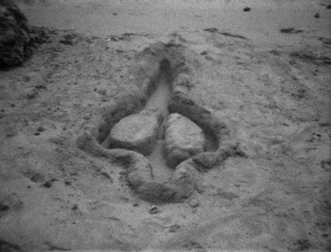 Ana Mendieta Untitled, 1981 Super-8mm film transferred to high-definition digital media, black and white, silent Running time: 02:54 minutes