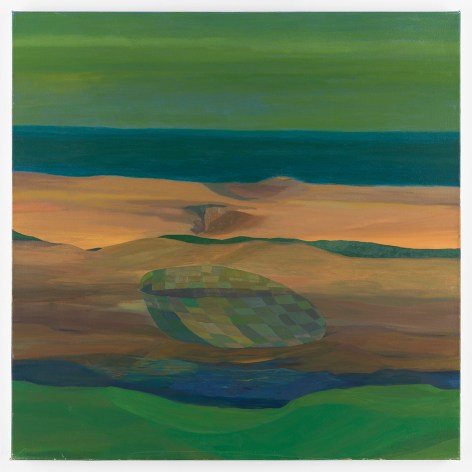 Ficre Ghebreyesus Solitary Boat, Aground, c. 2005-07 Acrylic on canvas 40.25 x 40.25 inches (102.2 x 102.2 cm) GL 13403