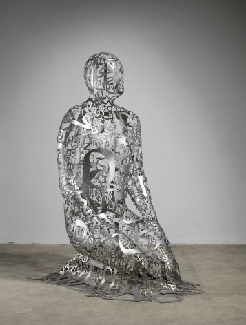 Jaume Plensa Aleph, 2020 Stainless steel 68 1/8 x 44 1/8 x 58 5/8 in (173 x 112 x 149 cm) 34 kg (GL14892)