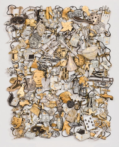 Jane Hammond Loose Tapestry of Daily Life (Diamond Ring), 2016