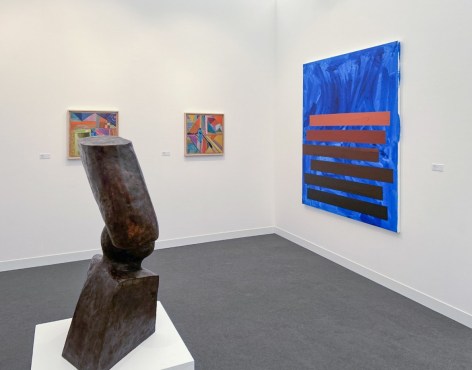 Installation view: Galerie Lelong &amp; Co., New York, Stand A2 at Frieze London.