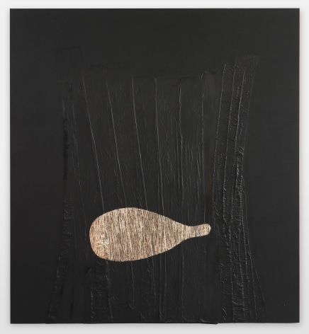 Pinaree Sanpitak  Within the Body, 2024  Acrylic, fabric, silver leaf