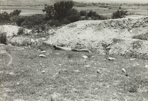 Ana Mendieta Dainz&uacute;, 1973 Black and white photograph 8 x 10 inches (20.4 x 25.4 cm)  Framed: 15.75 x 18.25 x 1.25 inches (40 x 46.4 x 3.2 cm) GL8031