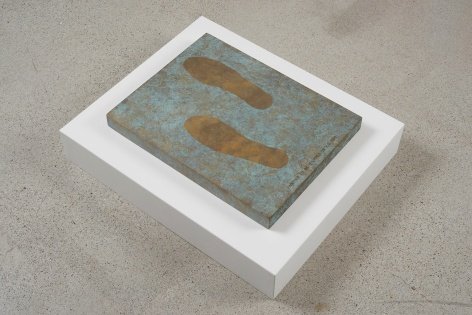 Yoko Ono Painting to Be Stepped On, 1966 / 1988 Title, date, and artist initials engraved at bottom Bronze 18 x 14 x 1 1/2 in (45.7 x 35.6 x 3.8 cm) Edition of 9 with 2 AP