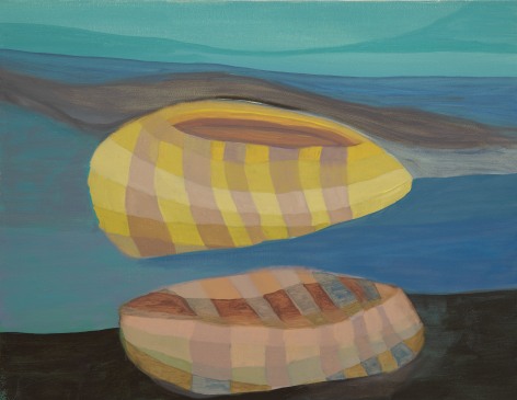 Ficre Ghebreyesus  Boat, c.2002-07  Acrylic on canvas  14 x 18 inches (35.6 x 45.7 cm)  GL13646