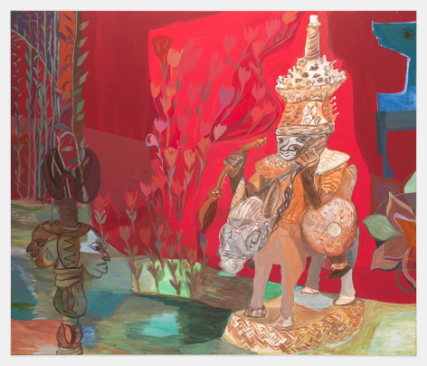 Ficre Ghebreyesus Red Room, c. 2002-07 Acrylic on canvas 84 x 72 inches (213.4 x 182.9 cm) GL 13852