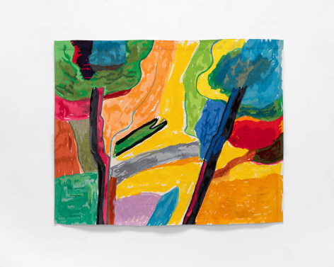 Etel Adnan Clairi&egrave;re, 2019 Wool tapestry Edition of 3 + 1 AP 62 x 78 inches (158 x 199 cm)