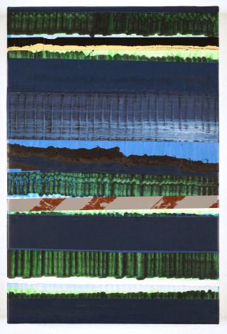 Juan Usl&eacute; Luna lenta, 2019-2020 Vinyl dispersion and dry pigment on canvas 18.11 x 12.2 inches (46 x 31 cm) GL14210