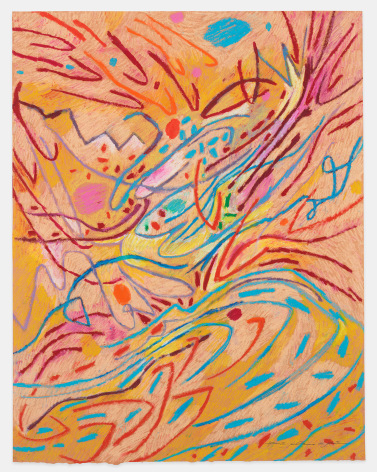 Mildred Thompson Hysteresis IX, 1991 Pastel on paper 33.5 x 26 inches (85 x 66 cm) Framed: 37.5 x 30 x 2 inches (95.3 x 76.2 x 5.1 cm) (GL12798)