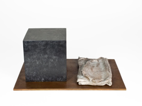 Yoko Ono Cleaning Piece, 1966 / 1988 Signature and edition engraved on reverse of plate Bronze 6 1/4 x 15 x 10 in (15.9 x 38.1 x 25.4 cm) Edition 2 of 9 with 2 AP (GP1807)