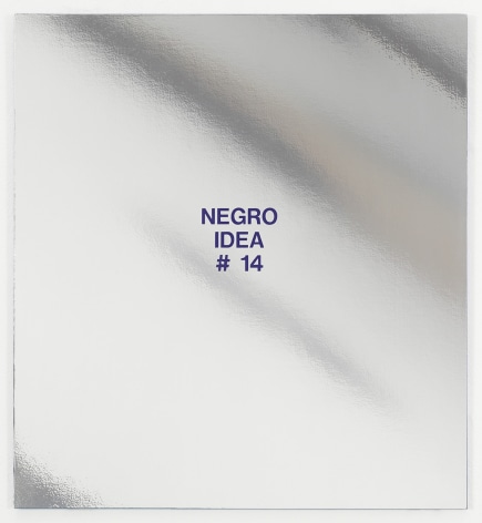 POPE.L Negro Idea #14 2014