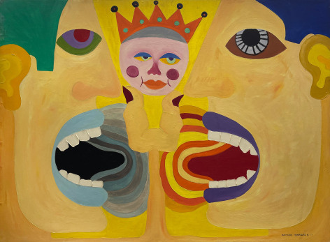 ANTONIO HENRIQUE AMARAL Third Person 1967 Oil on canvas