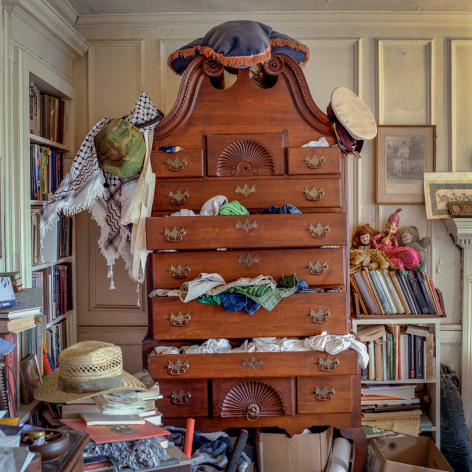 Ken Abbott, John Ager's dresser. Master bedroom of the Big House at Hickory Nut Gap Farm, formerly Sherrill's Inn, Fairview, NC, 2007 Archival Pigment Print on Cotton Rag Paper 15h x 15w in, Edition of 15, Photography
