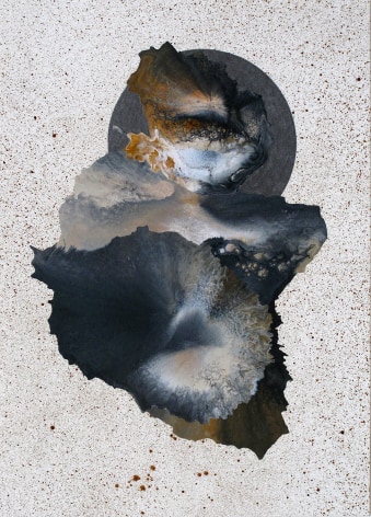 Abstract work on paper by Ben Nixon