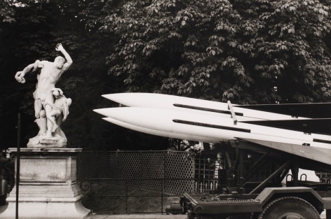 Philippe Salaun (1943-)  Jardin de Tuileries, 1976  Gelatin silver print  12 x 16 inches (paper), black and white photography