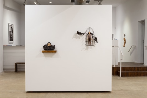 Gallery installation view of Sachiko Akiyama's solo exhibition &quot;Bird by Bird&quot;