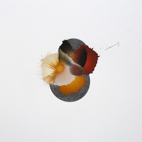 Abstract work on paper by Ben Nixon