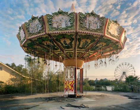 Andrew Moore, Zydeco Zinger, Six Flags, New Orleans, 2014, Archival pigment print