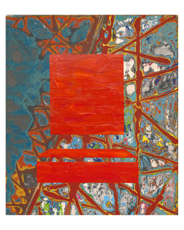 Randy Shull  Furniture Painting, 2018  oil and acrylic  20h x 17w in