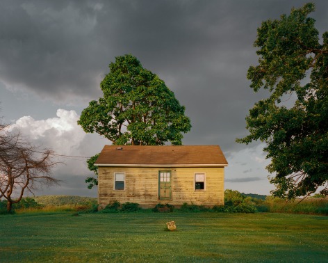 Tema Stauffer  Yellow House, Wire Road, Germantown, New York, 2016, 2016  Archival Pigment Print  24h x 30w in, Edition of 8  30h x 36w, Edition of 8  42h x 50.5w, Edition of 3   TS_005