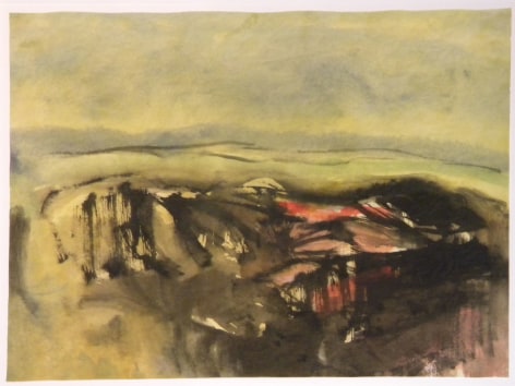 Fulvio Testa, Untitled 17, 2011    Watercolor on paper 10 1/2 x 15 1/8 inches