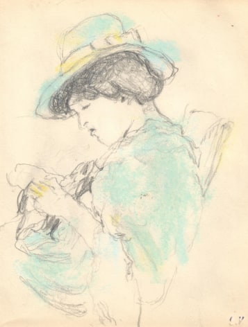 Edouard Vuillard Lucie Hessel en villégiature à Amfreville, 1905-1907