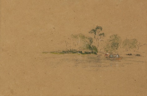Boat on a River, c. 1897-1898, &nbsp;&nbsp;&nbsp;