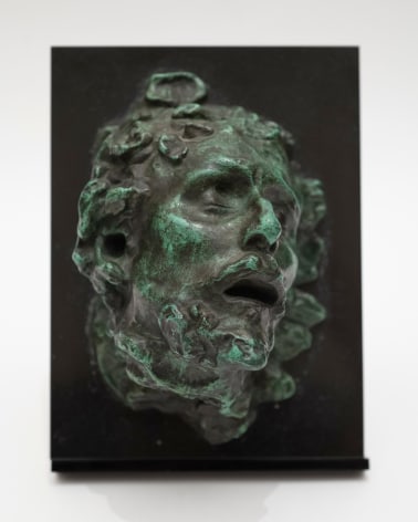 Auguste Rodin&nbsp; T&ecirc;te de Saint Jean-Baptiste, version de profil sans plateau, petit mod&egrave;le, Conceived c.&nbsp;1892, this cast 1974    Bronze 6 7/8 x 4 1/4 x 3 5/8 inches