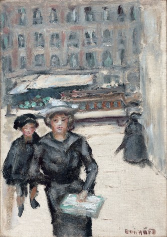 Pierre Bonnard The Little Street or Boulevard des Batignolles, c. 1903  Oil on canvas 12 1&frasl;8 &times; 8 &frac12; inches