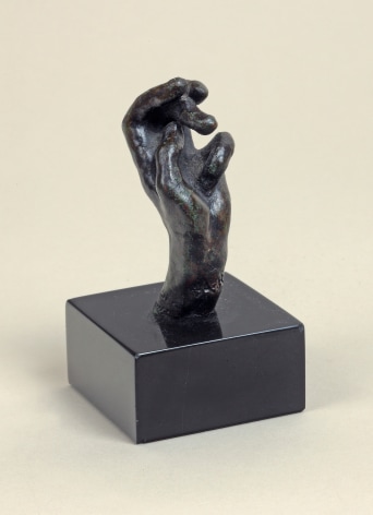 Auguste Rodin, Hand no. 20, petit mod&egrave;le, Conceived 1890-1908, this cast 1945 Alexis Rudier Bronze 2 1/8 x 3/4 x 1 1/8 inches
