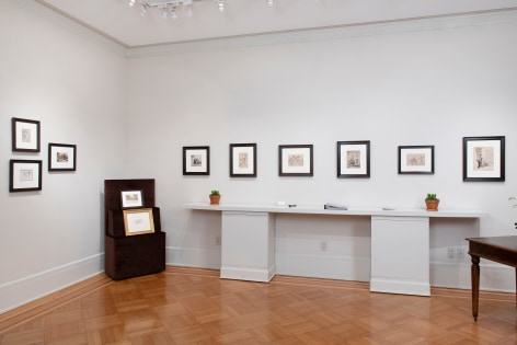 Installation View of Millet Drawing show