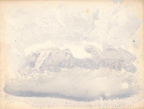 Composition, c. 1870    Watercolor on paper 4 1/2 x 6 inches