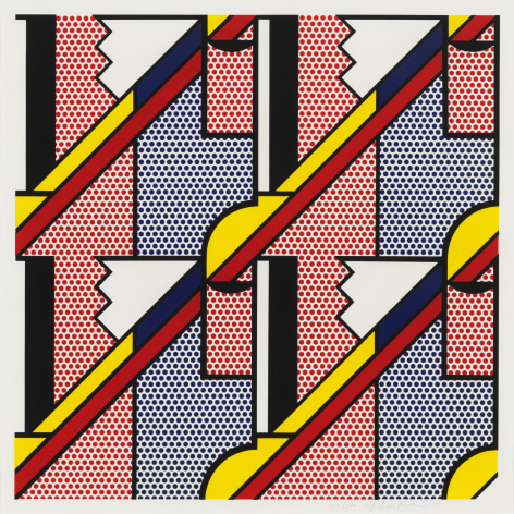 Roy Lichtenstein. Modern Print, 1971. Lithograph and screenprint. 30 7/8 x 30 7/8 in. (78.4 x 78.4 cm)