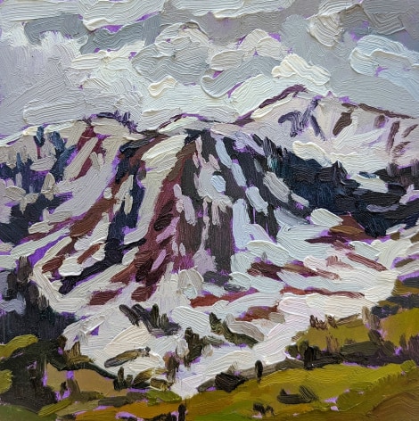 Empire Pass II, 2023    Oil on panel 6 x 6 inches