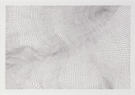 Jacob El Hanani Dot Gauze, 2005 Ink on paper 9 x 12 inches