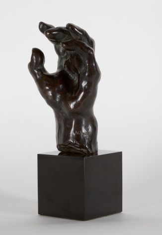 Auguste Rodin, Main no. 39 Conceived c. 1885-1900; this version cast in 1975 Bronze with brown patina 5 1/4 inches