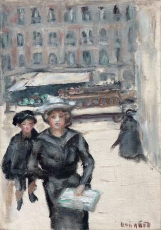 Pierre Bonnard, The Little Street or Boulevard des Batignolles, c. 1903,  Oil on canvas 12 1&frasl;8 &times; 8 &frac12; inches