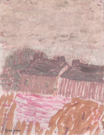 Gwen John, Two Houses in a Landscape, late 1920s