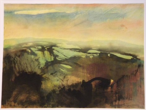 Fulvio Testa, Untitled 16, 2011    Watercolor on paper 10 5/8 x 15 3/8 inches