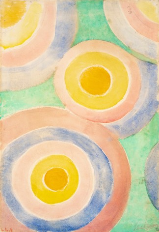 Composition - Tapestry Design (Composition - Projet de tapisserie), 1940-1942  Watercolor on paper 20 x 13 3/4 inches