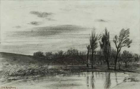 Theodore Rousseau Trees Near a Stream, c. 1845