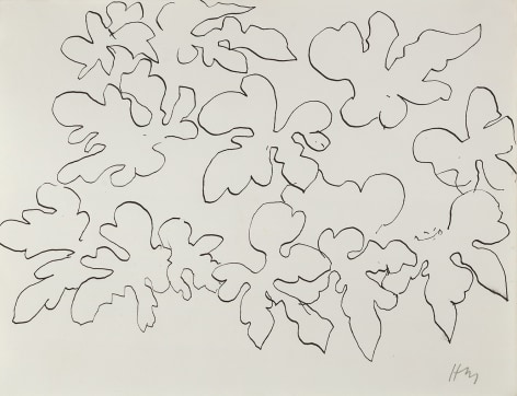 Henri Matisse Etude de feuilles, 1941 Pen and ink on paper 8 x 10 1/4 inches