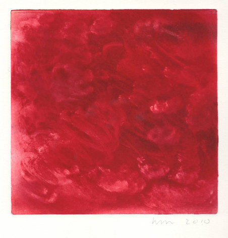 Wendy Mark, red monotype