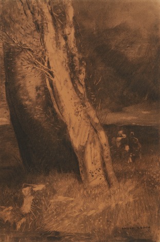 Trees Under a Stormy Sky, c. 1880, &nbsp;