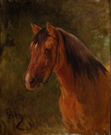 Rosa Bonheur, Albane, 1859, Oil on canvas 12 3/4 x 15 1/2 inches