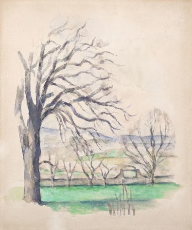 Paul Cezanne  Arbre dépouillé au Jas du Bouffan (Bare Trees at the Jas du Bouffan), 1878-80