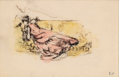Edouard Vuillard Lucie Hessel Lying on a Couch, c. 1900
