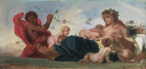 Eug&egrave;ne Delacroix, L'Agriculture, 1834